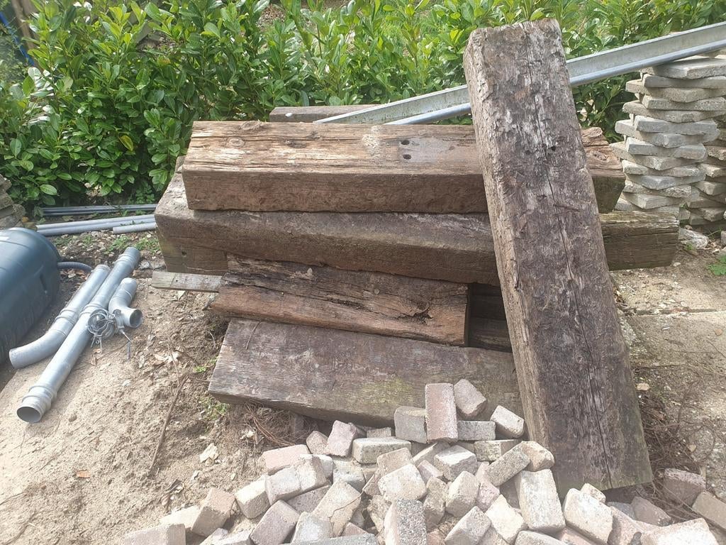 Oude spoorbielzen, Ophalen