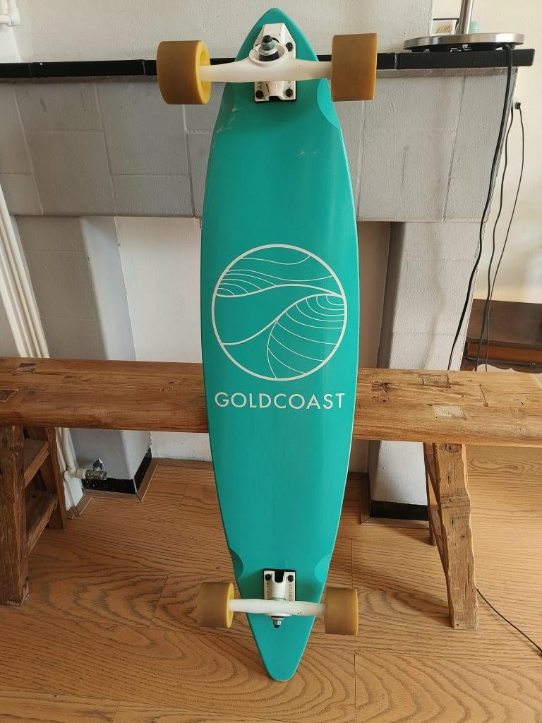 Longboard pintail Goldcoast, Sport en Fitness, Skateboarden, Ophalen, Gebruikt, Skateboard, Longboard