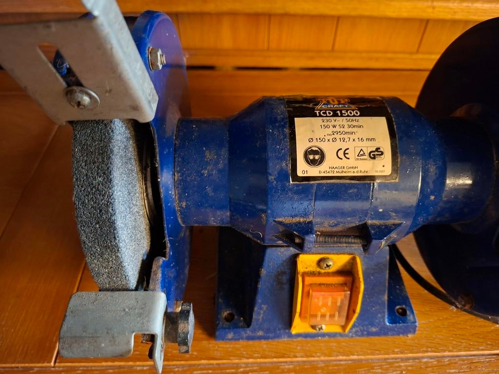 Slijpsteen TopCraft, Ophalen of Verzenden, Minder dan 700 watt, Werkbankslijpmachine