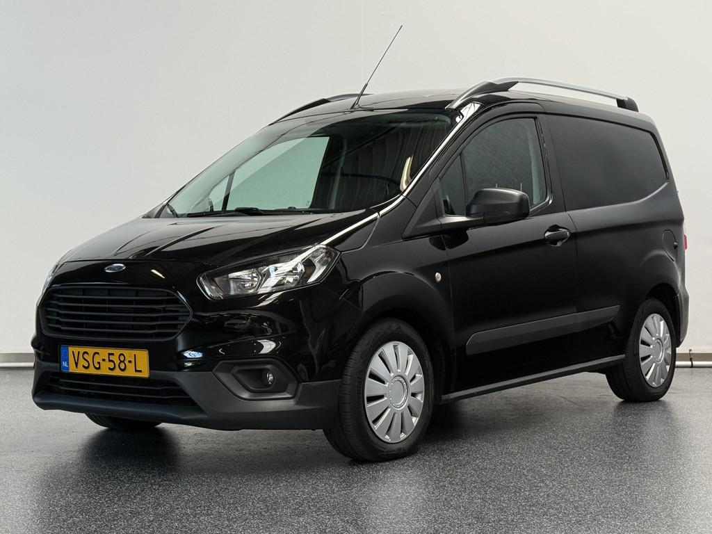 Ford Transit Courier 1.5 TDCI Trend Duratorq S&S Airco | Cru, Auto's, Bestelauto's, Voorwielaandrijving, Stof, Euro 6, Zwart