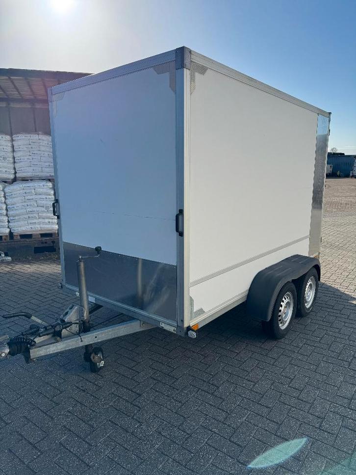 Twins gesloten tandemasser aanhanger, Auto diversen, Aanhangers en Bagagewagens, Gebruikt, Ophalen