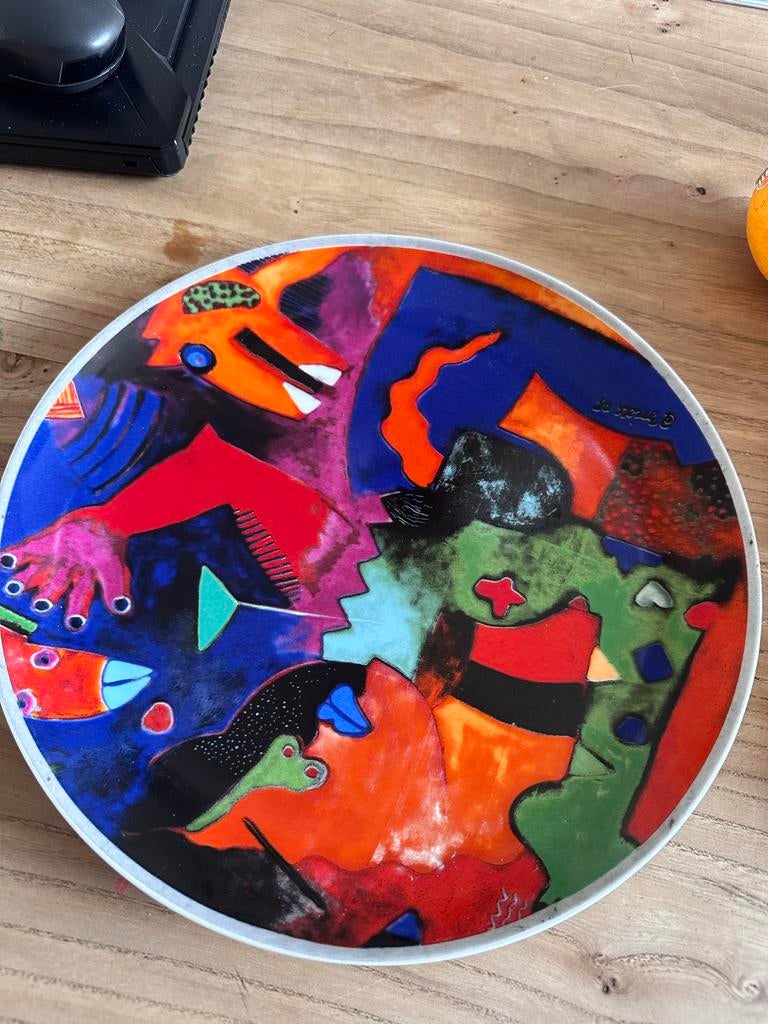 Clemens Briels Keramiek bord Kunst, Ophalen of Verzenden