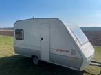 Beyerland Sprinter 375-B 1989 caravan, Caravans en Kamperen, Caravans, Standaardzit, Luifel, Particulier, Dwarsbed