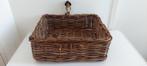 Vintage rotan bamboe rattan  brood decoratie mand, Eu, Gebruikt, Mand, Eu