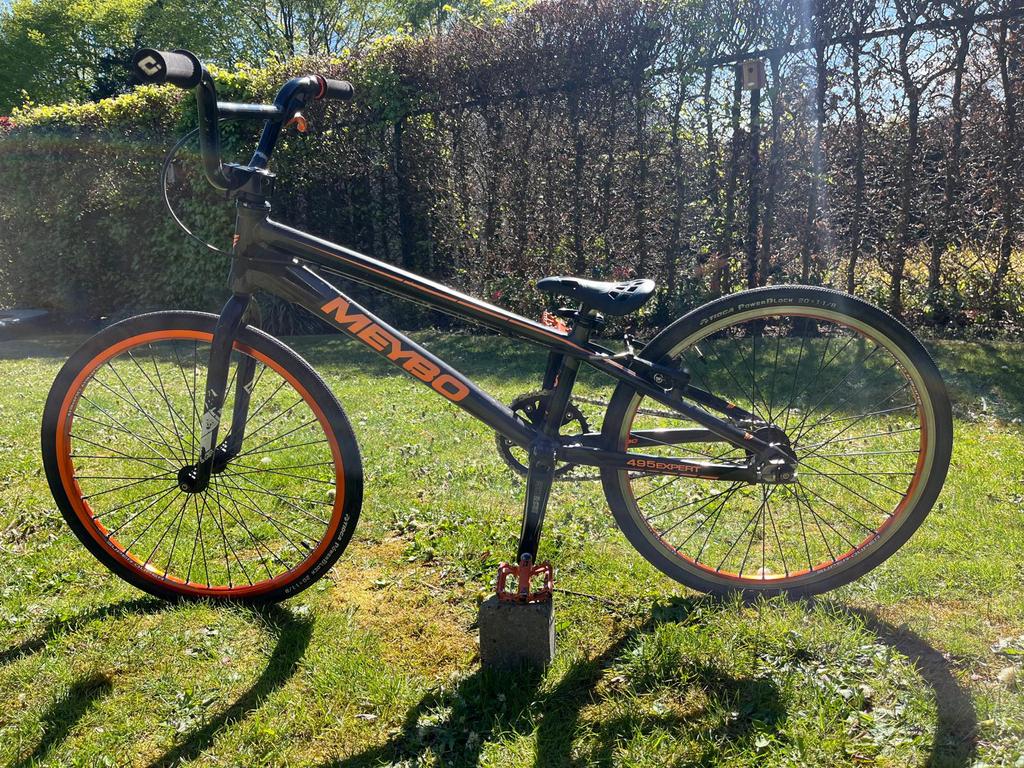 BMX Meybo Holeshot Expert, Fietsen en Brommers, Fietsen | Crossfietsen en BMX, Gebruikt, 16 tot 20 inch, Aluminium, V-brakes, Velgrem