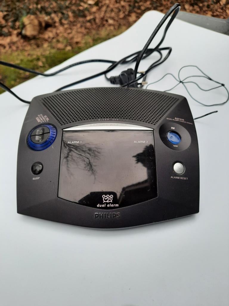Philips AJ3225/00 Wekkerradio Dual Alarm, Ophalen of Verzenden, Gebruikt, Radio
