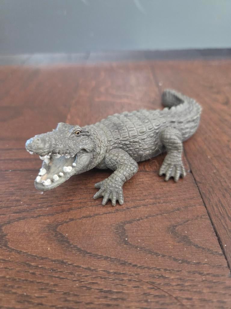 Schleich Krokodil Speelfiguur - Realistisch en Duurzaam, Verzamelen, Speelgoed, Ophalen of Verzenden, Gebruikt