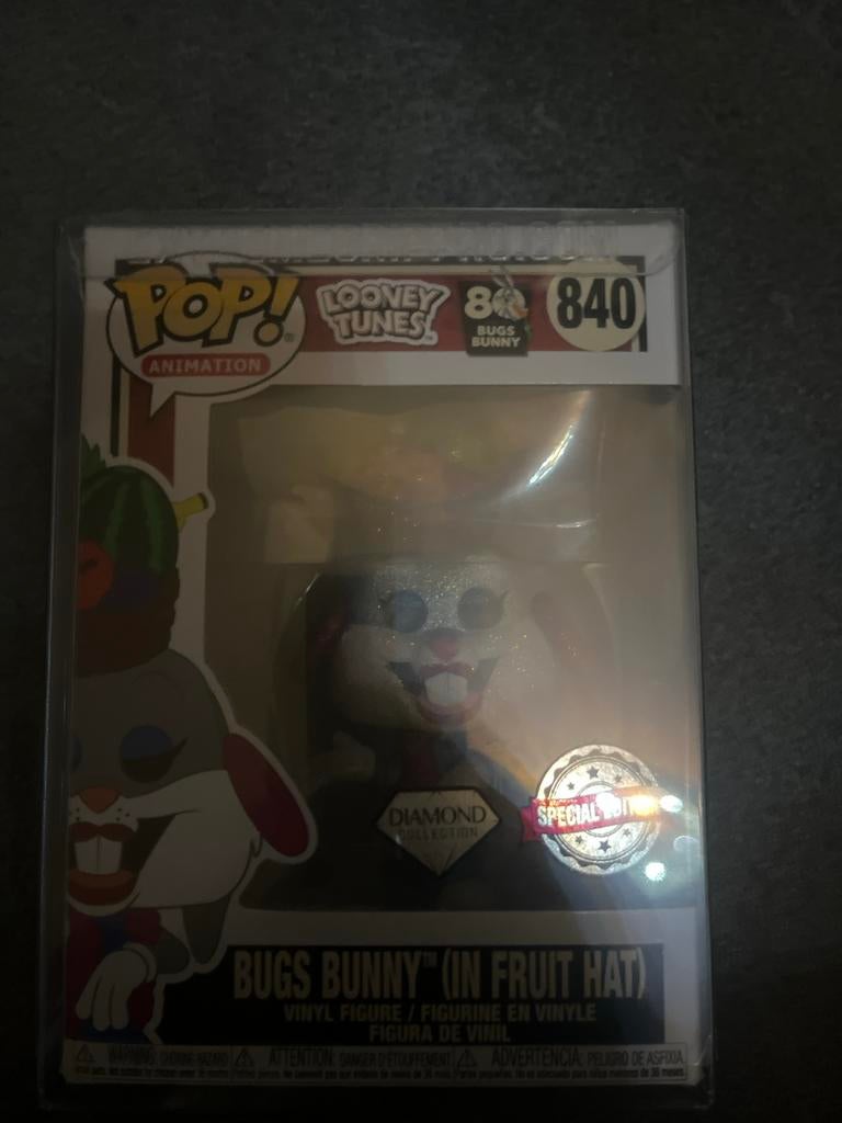 Funko Pop! Looney Tunes Bugs Bunny in Fruit Hat #840, Ophalen of Verzenden, Nieuw