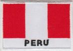 Peru vlag stoffen opstrijk patch embleem, Diversen, Ophalen of Verzenden, Nieuw