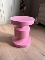 Stijlvol Roze Bijzettafeltje - Perfect voor Elk Interieur, Overige materialen, Minder dan 55 cm, Gebruikt, Rond