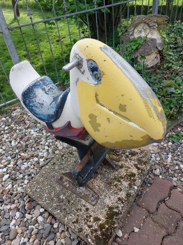 Vintage wipkip speeltoestel - Pelikaan, Kinderen en Baby's, Speelgoed | Buiten | Speeltoestellen, Ophalen, Gebruikt, Overige typen