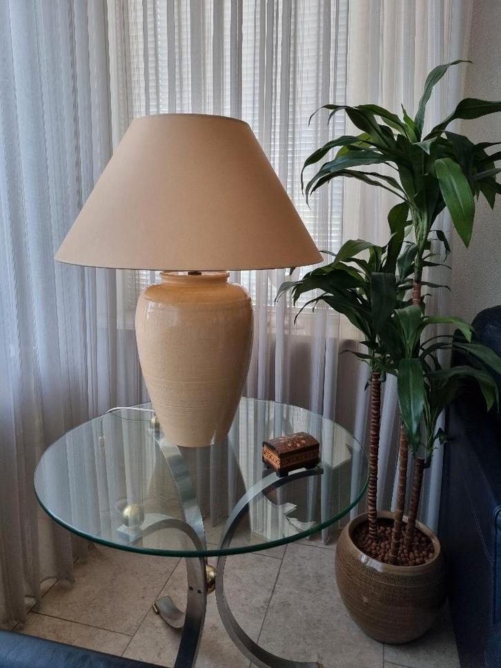 Vintage design "Kostka" tafellamp, Huis en Inrichting, Lampen | Tafellampen, Zo goed als nieuw, 50 tot 75 cm, Ophalen