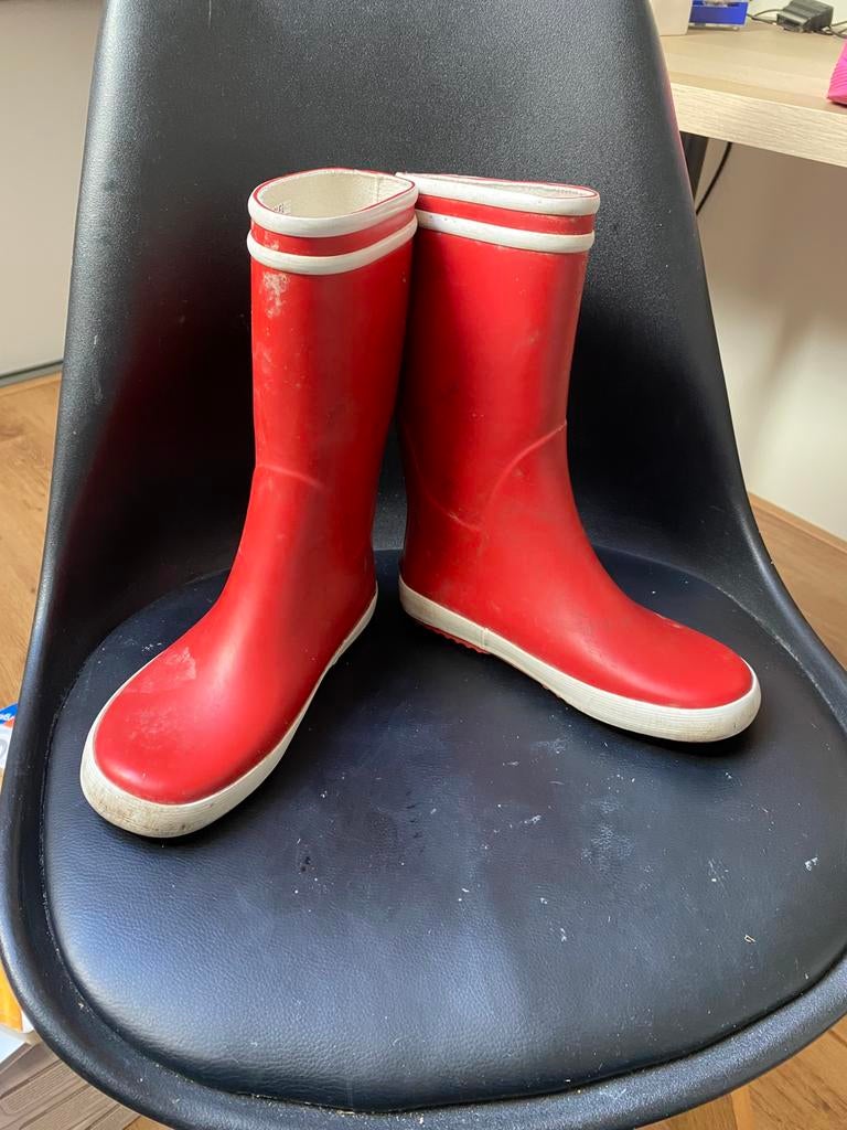 Aigle laarzen maat 36, Ophalen of Verzenden, Gedragen, Rood, Hoge laarzen