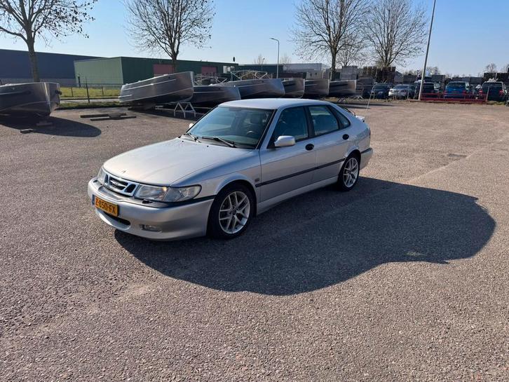 Saab 9-3 aero 2002 automaat, Auto's, Saab, Particulier, Saab 9-3, Benzine, Hatchback, Automaat, Geïmporteerd, Zilver of Grijs