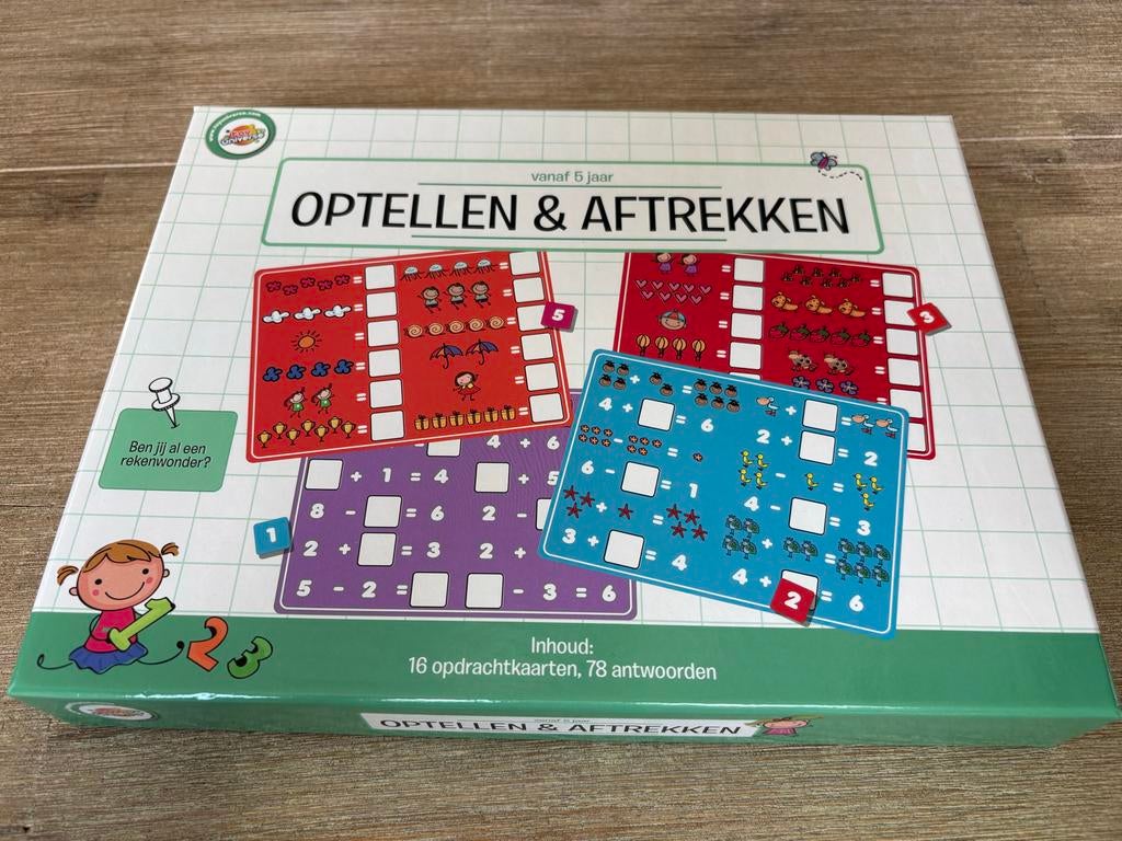 Optellen & Aftrekken Rekenspel vanaf 5 jaar, Ophalen of Verzenden, Zo goed als nieuw, Rekenen