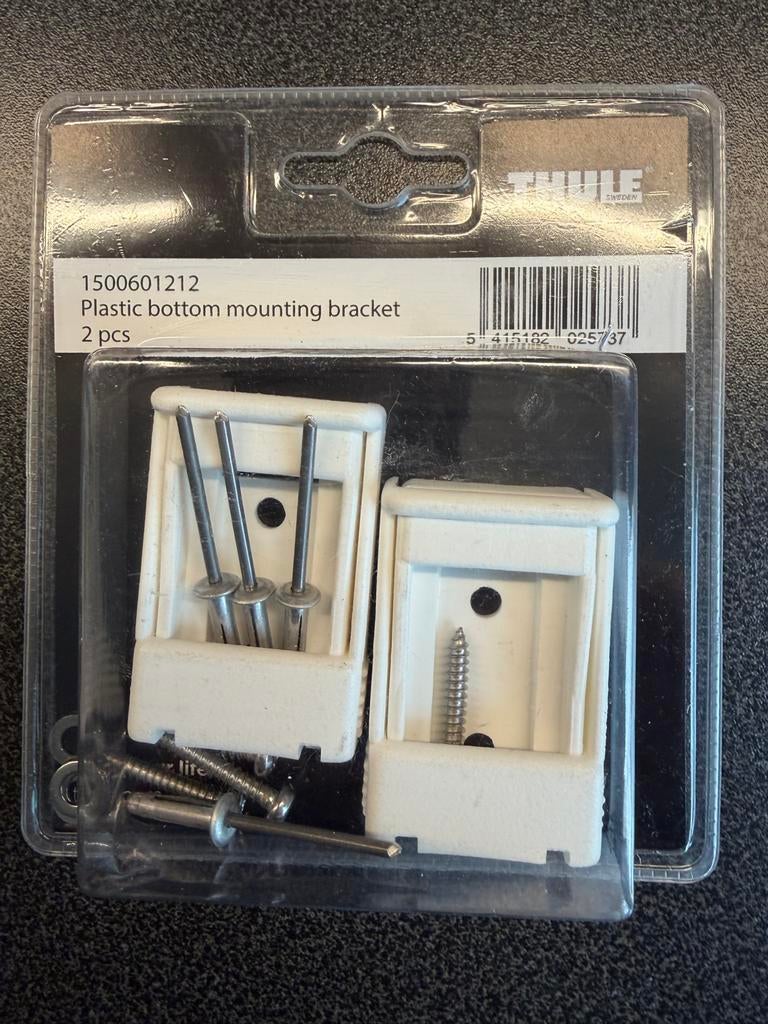 Thule Omnistor set wandhouders wit (nieuw), Ophalen of Verzenden, Nieuw