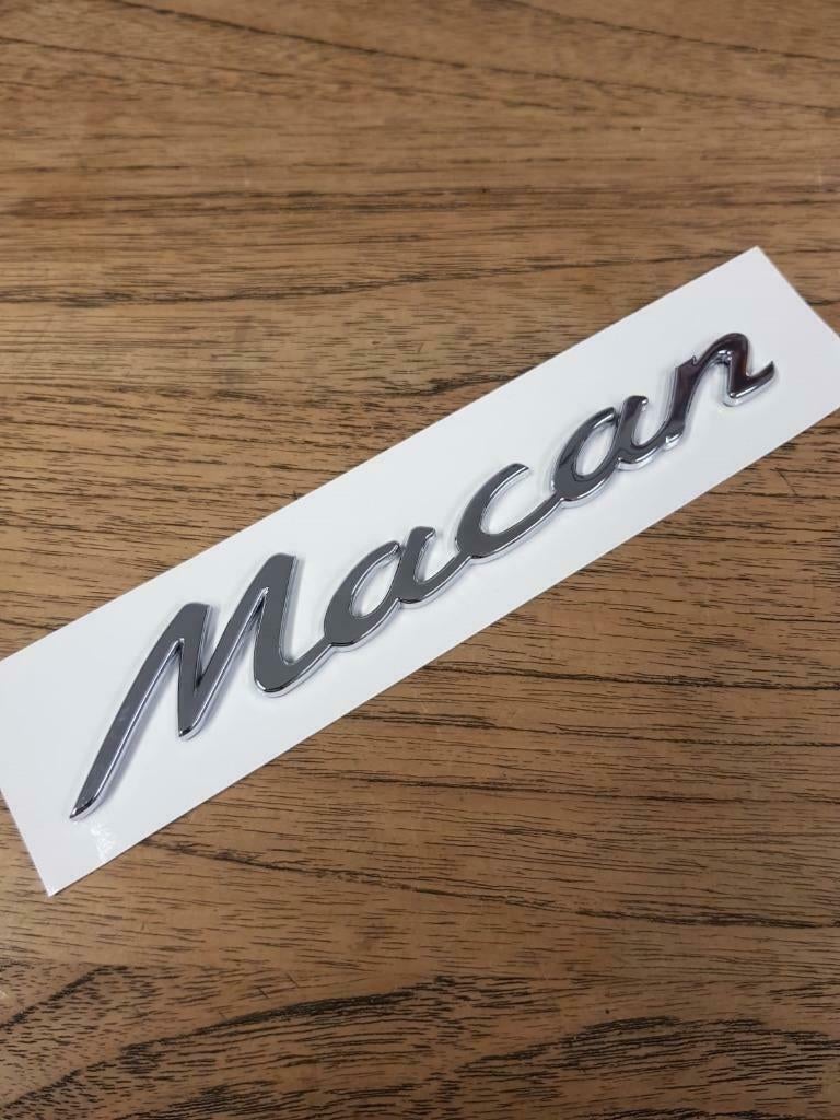 Porsche Macan stikker embleem, Verzenden