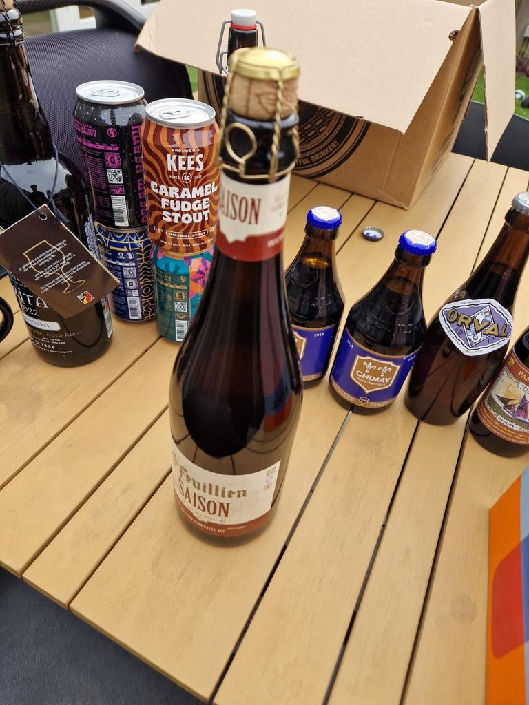 St Feuillien Saison Bierfles - Belgische Farmhouse Ale, Verzamelen, Biermerken, Ophalen of Verzenden