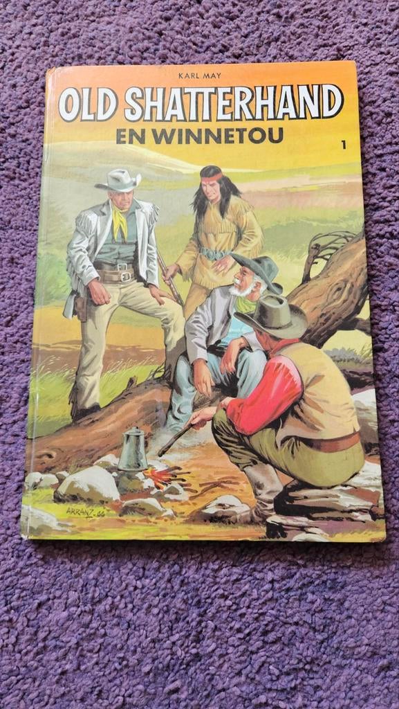 Old Shatterhand en Winnetou - Deel 1 (Karl May), Boeken, Stripboeken, Gelezen, Ophalen of Verzenden, Karl May, Eén stripboek