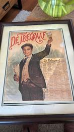 Oud reclame affiche de telegraaf, Ophalen, Zo goed als nieuw, Overige typen