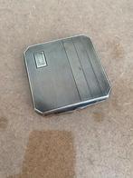 Art deco poederdoos (alpaca zilver), Ophalen of Verzenden