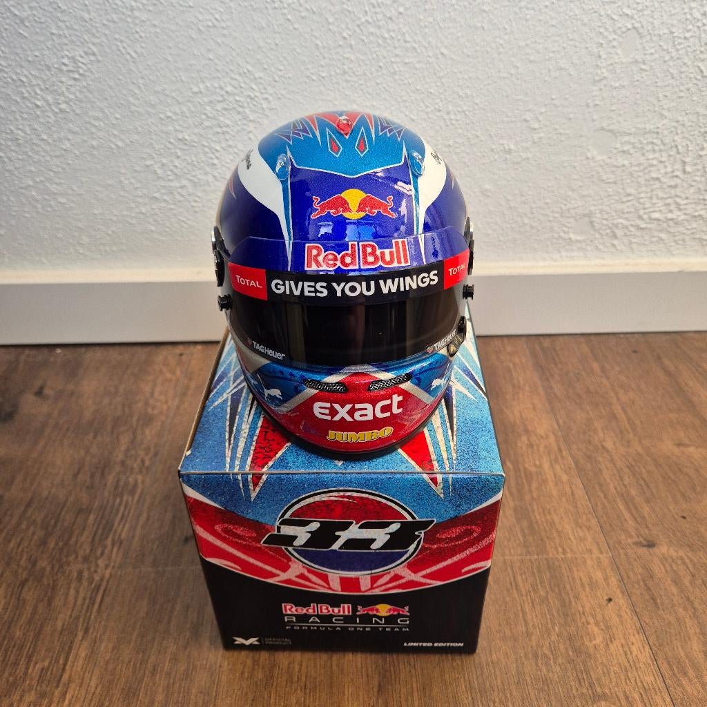 Max Verstappen - 2016 Spanje GP - First Win Scale 1/2 Helmet, Ophalen of Verzenden, Nieuw, Formule 1