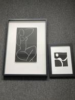 Schilderij matiss van IKEA samen met ander schilderijtje, Ophalen of Verzenden, Zo goed als nieuw, Schilderij, 75 cm of meer