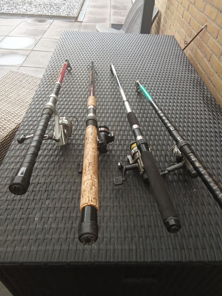 Telescoop hengel s met molen, Ophalen, Molen