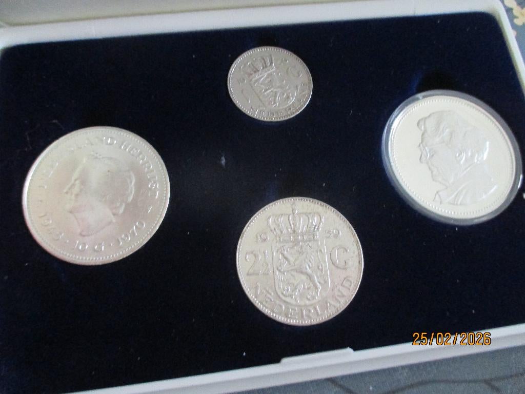 munten, Koningin Juliana, Setje, Zilver, Overige waardes