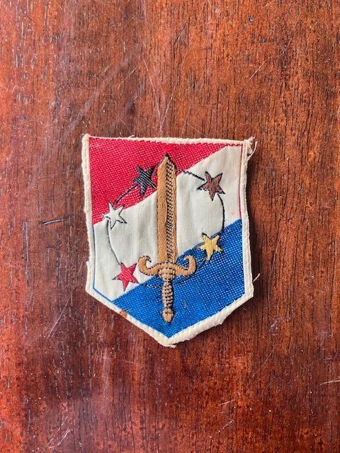 Embleem TRIS (TRoepen In Suriname), Ophalen of Verzenden, Landmacht, Nederland, Embleem of Badge