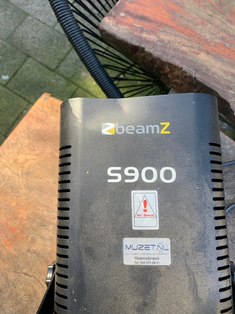 ZbeamZ S900 Rookmachine - Perfect voor Feestjes!, Muziek en Instrumenten, Licht en Laser, Ophalen of Verzenden, Gebruikt, Rookmachine