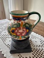 Vintage Plateel keramiek kan 20 cm hoog, Ophalen of Verzenden