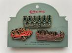 Efteling Voertuigen set Achtbanen op kaartje EPP 473/774/475, Verzamelen, Ophalen of Verzenden, Nieuw, Button of Speldje