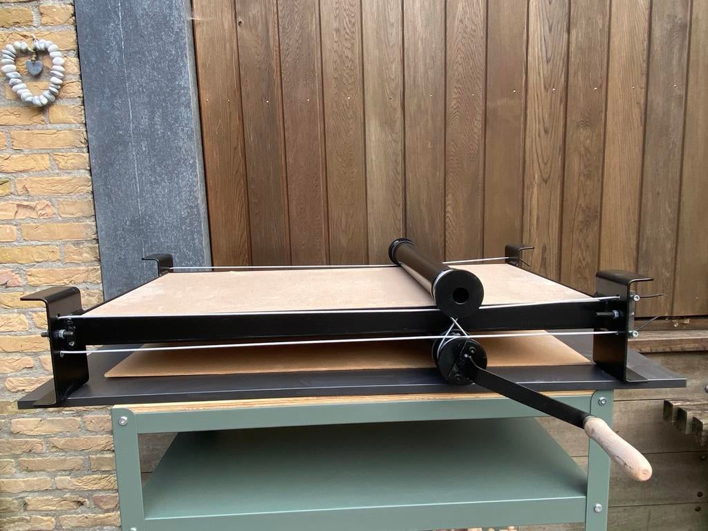 Kleiwals met 7 platen - 20x58x100 cm, Ophalen, Gebruikt, Metaal, Gereedschap of Toebehoren