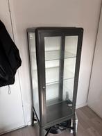 IKEA FABRIKÖR Vitrinekast - Donkergrijs, Ophalen, Gebruikt, 50 tot 100 cm, Metaal