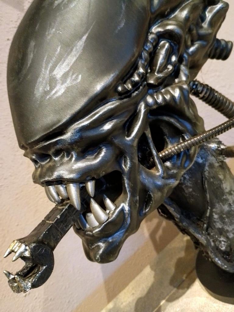 Life size Aliens 2 Xenomorph buste!, Verzamelen, Ophalen of Verzenden, Zo goed als nieuw, Film, Beeldje, Replica of Model
