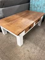 Massieve Salontafel met lades, Ophalen, 100 tot 150 cm, ., 50 tot 100 cm