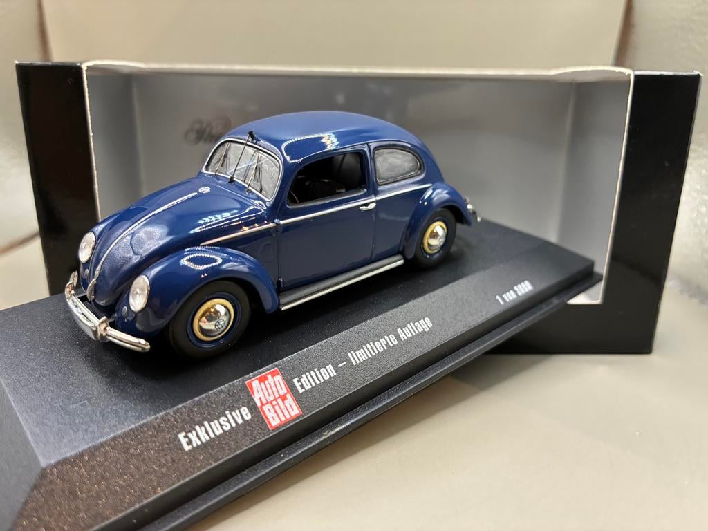 Volkswagen Kever 1200 Export (Type 1) 1949 - MiniChamps, Ophalen of Verzenden, Nieuw, Auto, MiniChamps