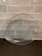Vintage glazen visschaal (190326c), Huis en Inrichting, Keuken | Servies, Glas of Glazen, Ophalen of Verzenden, Overige stijlen