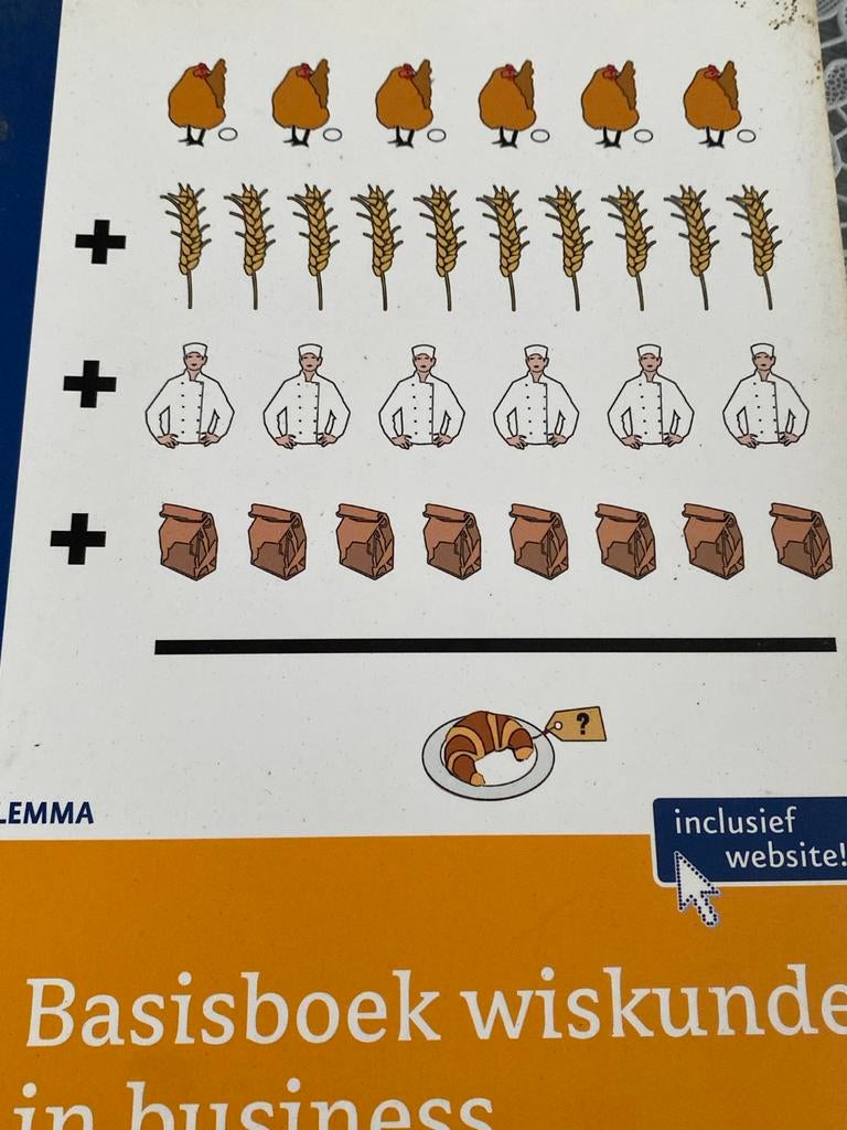 Basisboek wiskunde in business, Boeken, Ophalen of Verzenden, Gamma, Gelezen, HBO