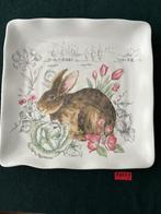 Hapjes -schaal voor Pasen/voorjaar (29 x 29 cm), Ophalen of Verzenden, Overige stijlen, Porselein, Schaal of Schalen