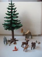 playmobil hoge den met eland en andere bosdieren, Ophalen of Verzenden, Zo goed als nieuw