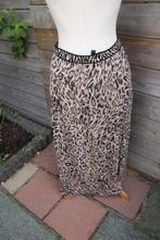 Rok camel/ zwart Marccain mt N2 (S/36) lang Vaste prijs, Verzenden, Zwart, Zo goed als nieuw, Maat 36 (S)