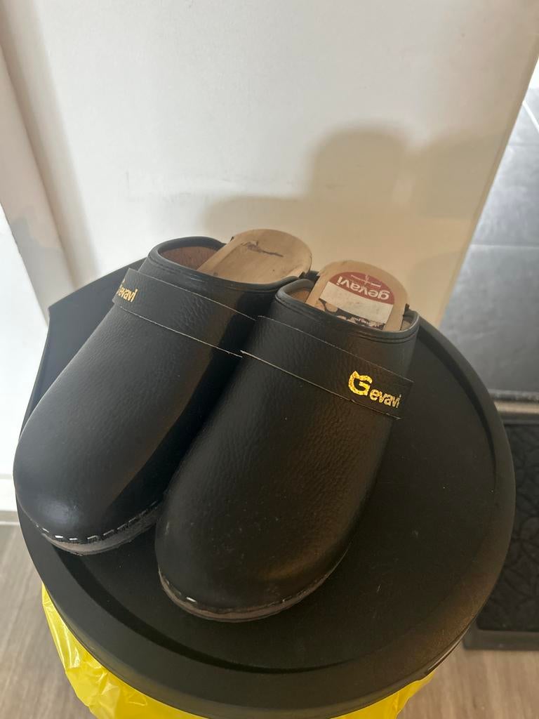 Zwarte Gevavi klompen, Ophalen of Verzenden, Gedragen, Zwart, Overige typen