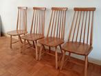 4 stoelen, jaren 50/60, stijl Tapiovaara, Pastoe of Nesto., Ophalen, Gebruikt, Vier, Mid century, sixties.