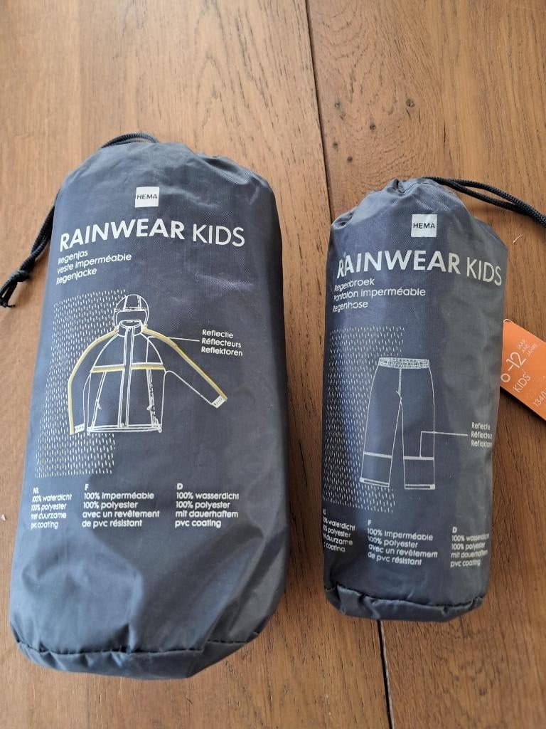 Regenpak Hema maat 134 140, Ophalen of Verzenden, Zo goed als nieuw, Regenpak, Kinderen