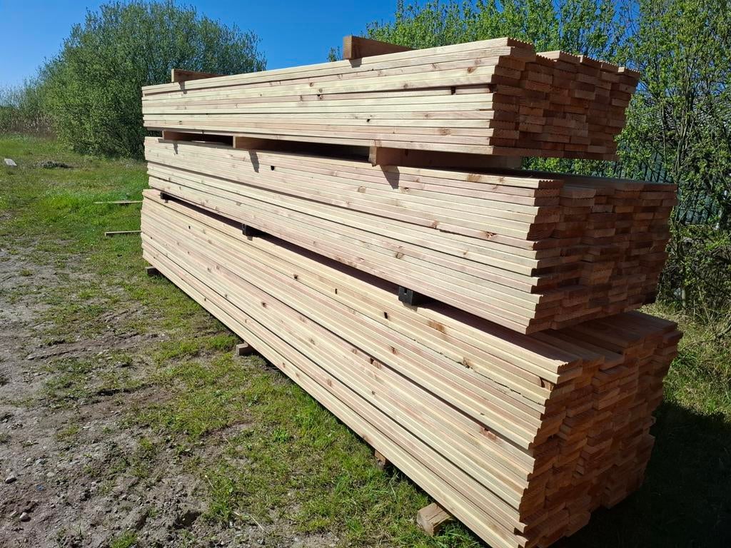 Douglas vlonderplanken 5 meter bezorgen mogelijk, Ophalen, Nieuw, A, Hout