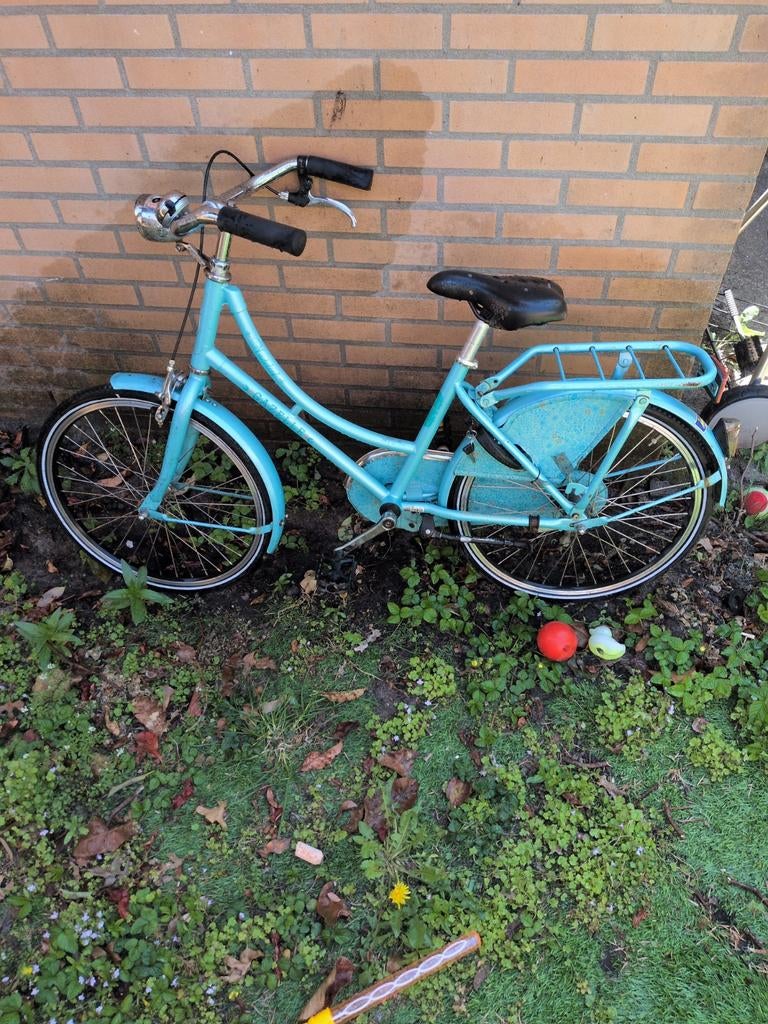 Gazelle kinderfiets 16 inch voor 4-6 jaar - Blauw, Fietsen en Brommers, Fietsen | Kinderfietsjes, Terugtraprem, Gebruikt, Ophalen of Verzenden
