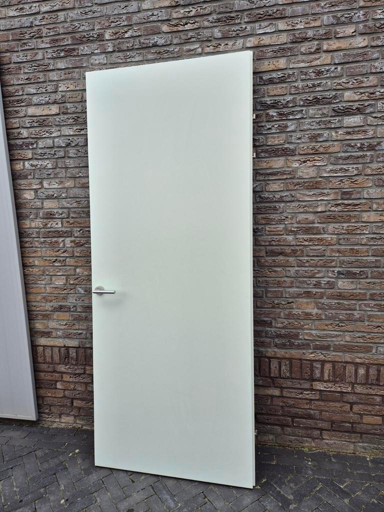 2 Svedex Superlak deuren en lijndeur incl. Kozijn, Doe-het-zelf en Verbouw, Deuren en Horren, Ophalen, Binnendeur, 215 cm of meer