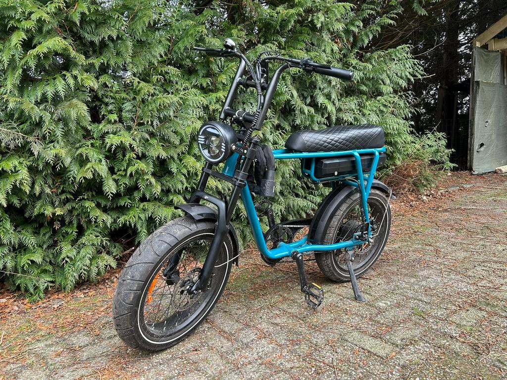 Fatbike EB2 pro ocean blue, Fietsen en Brommers, Zo goed als nieuw, 59 cm of meer, 50 km per accu of meer, Ophalen